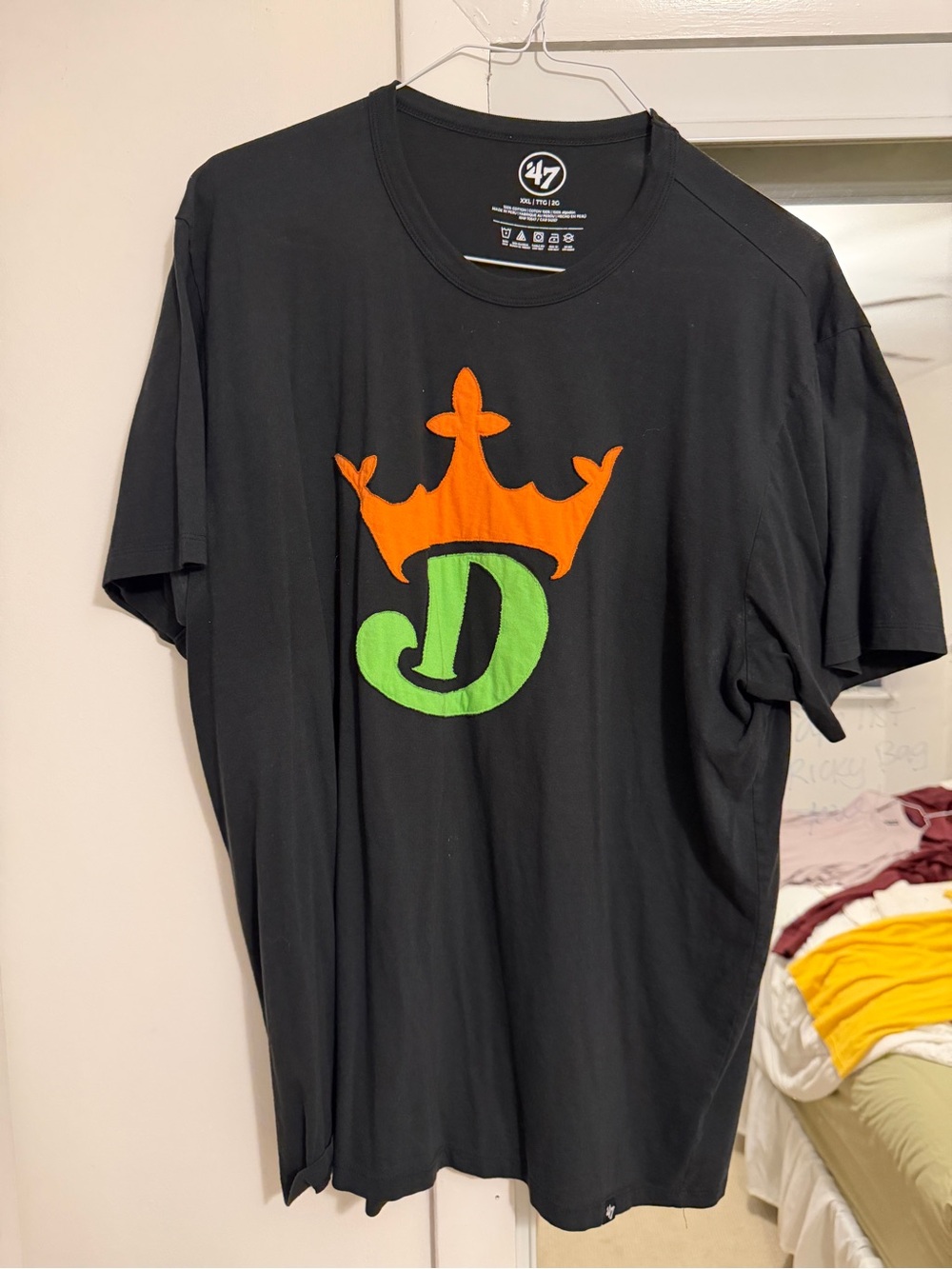 47 Brand / DraftKings Black Tee XXL